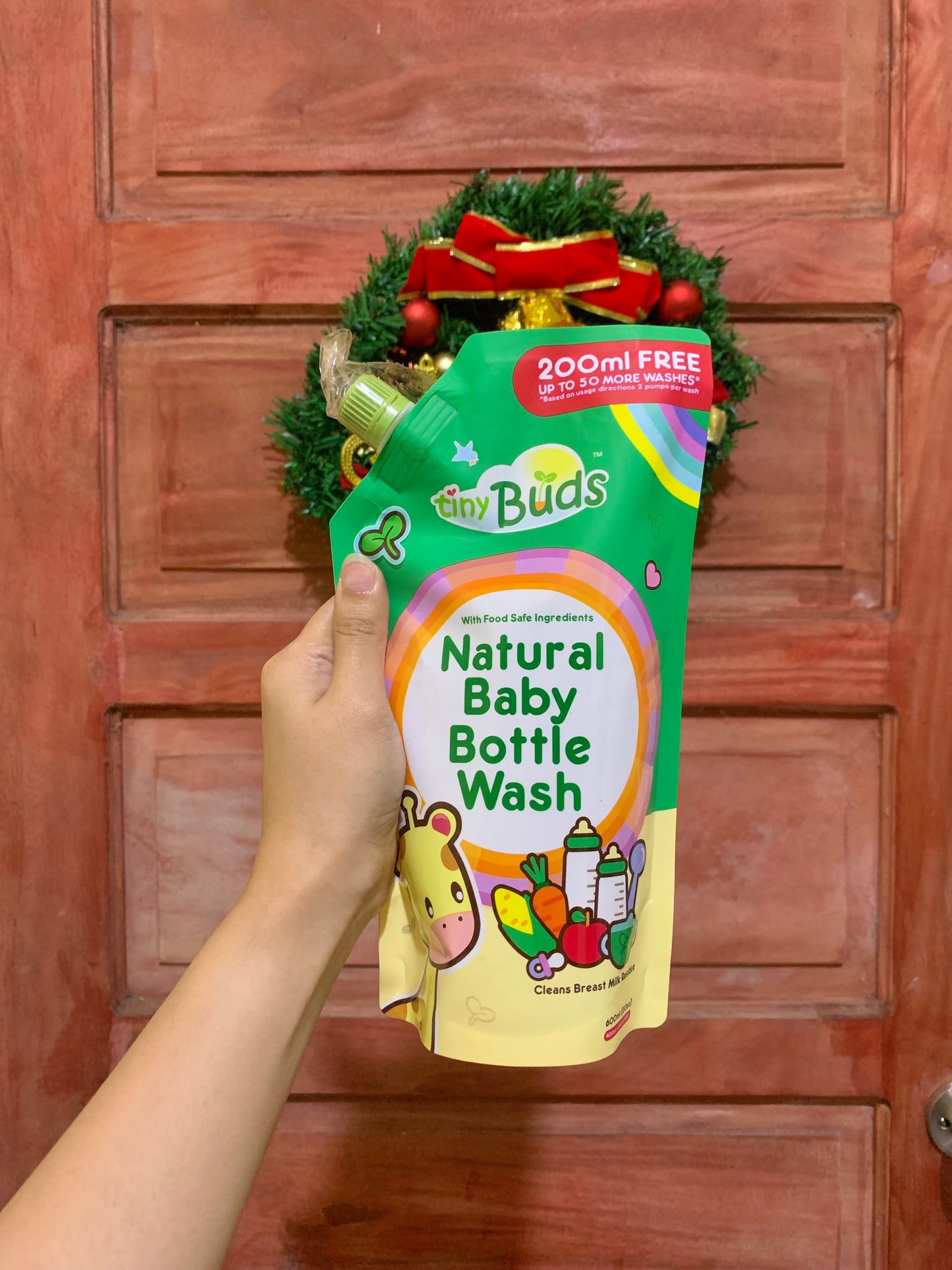 Tiny Buds Natural Baby Bottle Wash 600ml