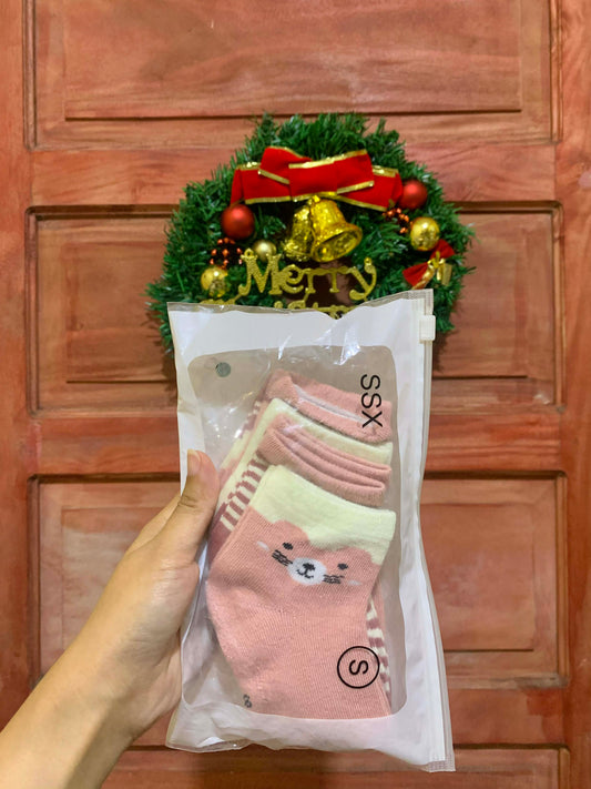 5 Pairs Cotton Socks (0-6 Years Old)