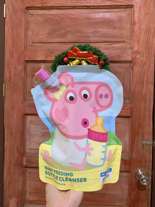 Uni-Love Baby Bottle Feeding Cleanser Pouch 500ml (Peppa)