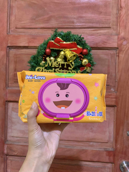 Uni-Love Powder Scent Baby Wipes 100s