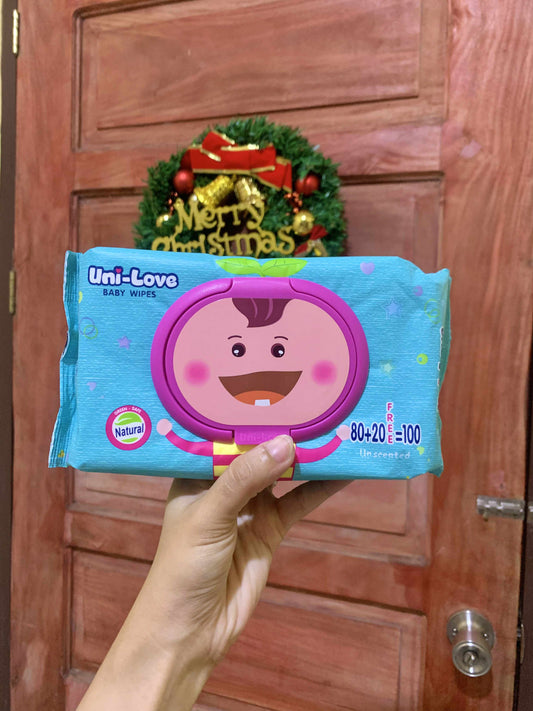 Uni-Love Baby Unscented Wipes 100's