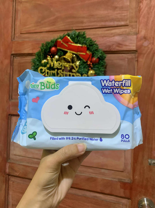 Tiny Buds Waterfill Wet Wipes 80's