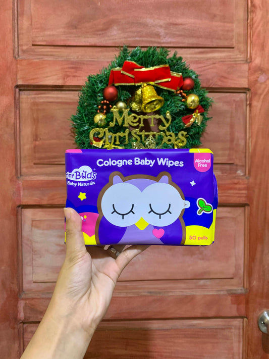 Tiny Buds Cologne Baby Wipes 50s